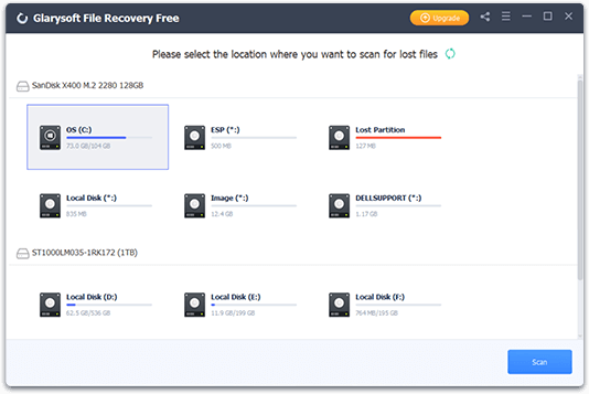 Glarysoft File Recovery Free